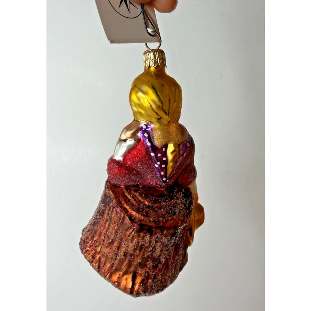 Christopher Radko Vintage 1996 Bessie Jean Country Girl Glass Ornament Poland